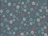 Wachstuch Blüten shibori türkis Wachstuch Blüten shibori türkis