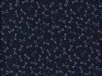 Wachstuch Libellen klein dunkelblau Wachstuch Libellen klein dunkelblau