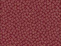 Wachstuch Kirschblüten klein weinrot Wachstuch Kirschblüten klein weinrot