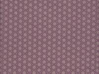 Wachstuch Asanoha flieder Wachstuch Asanoha flieder