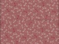 Wachstuch Libellen klein altrosa Wachstuch Libellen klein altrosa