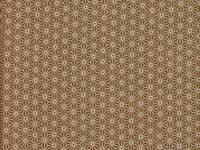 Wachstuch Asanoha beige-braun Wachstuch Asanoha beige-braun