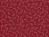 Wachstuch Libellen klein rot Wachstuch Libellen klein rot