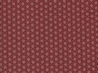 Wachstuch Asanoha rot Wachstuch Asanoha rot