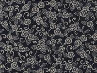 Wachstuch Blumen indigoblau Wachstuch Blumen indigoblau