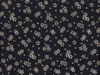 Wachstuch Kirschblüten dunkelblau Wachstuch Kirschblüten dunkelblau