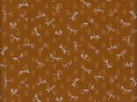 Wachstuch Libellen und Pfeil curry Wachstuch Libellen und Pfeil curry