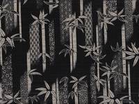 Wachstuch Hanatake schwarz Wachstuch Hanatake schwarz