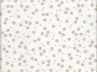 Wachstuch Kirschblüten weiß gold Wachstuch Kirschblüten weiß gold