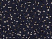 Wachstuch Kirschblüten dunkelblau gold Wachstuch Kirschblüten dunkelblau gold