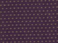 Wachstuch Asanoha lila gold Wachstuch Asanoha lila gold