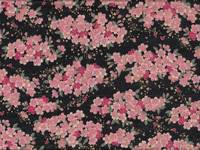 Wachstuch Sakura klein schwarz Wachstuch Sakura klein schwarz