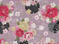 Wachstuch Hana Sayagata flieder Wachstuch Hana Sayagata flieder