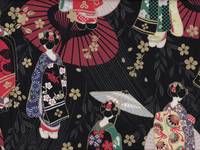 Wachstuch Maiko groß schwarz Wachstuch Maiko groß schwarz