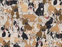 Wachstuch Hundehaufen natur Wachstuch Hundehaufen natur