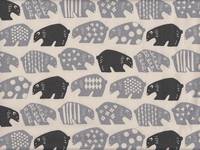 Wachstuch Eisbär creme Wachstuch Eisbär creme