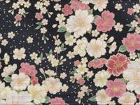Wachstuch Sakura groß schwarz Wachstuch Sakura groß schwarz