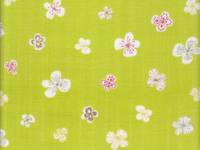 Wachstuch Blüten lime Wachstuch Blüten lime