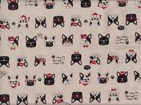 Wachstuch Hund natur Wachstuch Hund natur