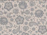 Wachstuch Lace Flower natural blue Wachstuch Lace Flower natural blue