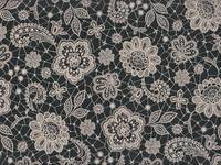 Wachstuch Lace Flower dark gray Wachstuch Lace Flower dark gray
