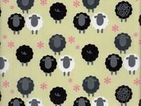 Wachstuch Schafe lemon Wachstuch Schafe lemon