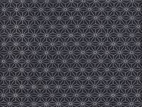 Wachstuch Asanoha midi blau silber Wachstuch Asanoha midi blau silber