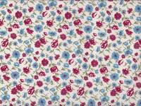 Wachstuch Blumen creme Wachstuch Blumen creme