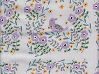 Wachstuch Blumen Vogel flieder Wachstuch Blumen Vogel flieder