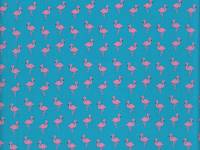 Wachstuch Flamingo klein türkis Wachstuch Flamingo klein türkis