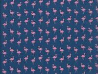 Wachstuch Flamingo klein blau Wachstuch Flamingo klein blau