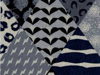 Wachstuch Echino Rhombus gray Wachstuch Echino Rhombus gray