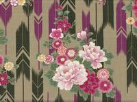 Wachstuch Hana yagasuri grün Wachstuch Hana yagasuri grün