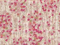 Wachstuch Modern - Ume weiß Wachstuch Modern - Ume weiß