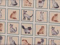 Wachstuch Katzen natur Wachstuch Katzen natur