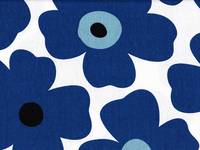 Wachstuch Poppy blue Wachstuch Poppy blue