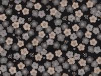 Wachstuch Ume Asanoha schwarz Wachstuch Ume Asanoha schwarz