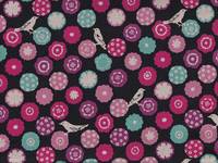 Wachstuch Echino Bonbon black Wachstuch Echino Bonbon black
