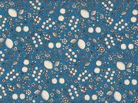 Wachstuch Fruit flower blue Wachstuch Fruit flower blue