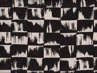 Reststück Wachstuch Brushstrokes black 53cm Reststück Wachstuch Brushstrokes black 53cm
