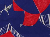 Wachstuch Echino Flag blau Wachstuch Echino Flag blau