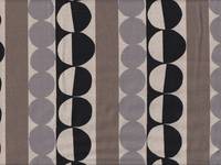 Wachstuch Circles & Stripes brown Wachstuch Circles & Stripes brown