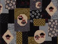 Wachstuch Blumen & Eulen Wachstuch Blumen & Eulen