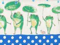 Wachstuch Water Blur - Frog blue Wachstuch Water Blur - Frog blue