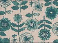 Wachstuch Dahlia Flower emerald Wachstuch Dahlia Flower emerald