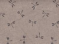 Wachstuch Libellen beige Wachstuch Libellen beige