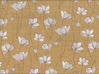 Wachstuch Blumen gelb Wachstuch Blumen gelb