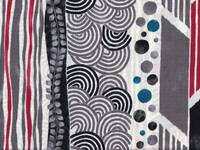 Wachstuch Yagasuri Patch grau Wachstuch Yagasuri Patch grau