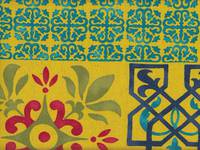 Wachstuch Tile Harmony 3 gelb Wachstuch Tile Harmony 3 gelb