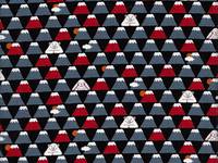 Wachstuch Fuji & Bär schwarz Wachstuch Fuji & Bär schwarz